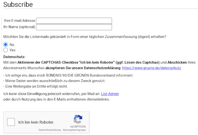 Google reCAPTCHA